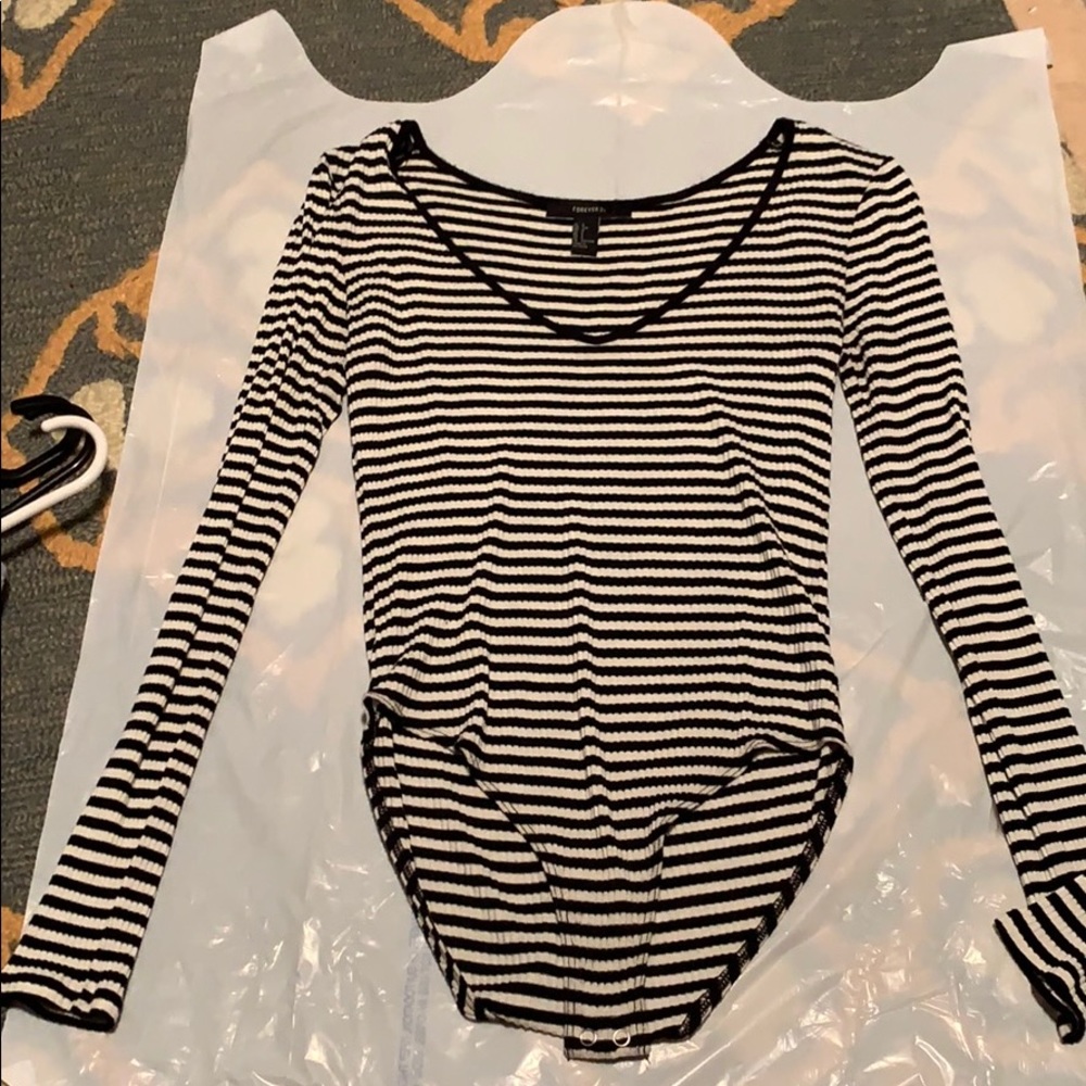 Forever21 long sleeved bodysuit
